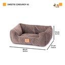 Ferplast Sweetie Corduroy 45, dark grey