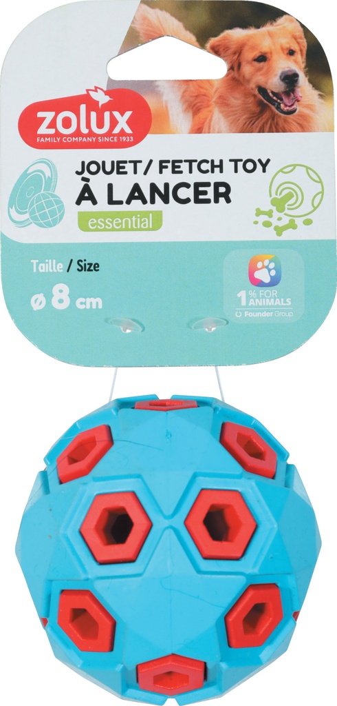Zolux Treat rubber ball 8cm