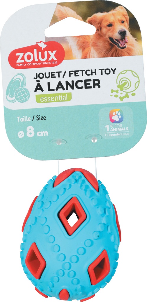 Zolux Treat rubber muna 8cm