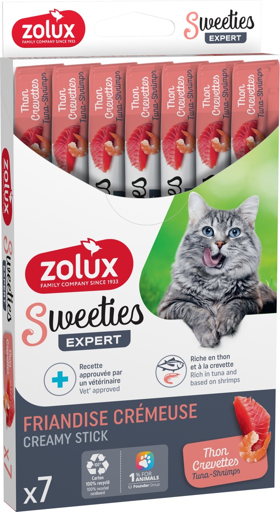 Zolux Sweeties*7kpl tonnikala-katkarapu