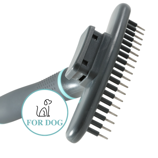 [470823] Zolux Anah curry comb retractable 18 nubs